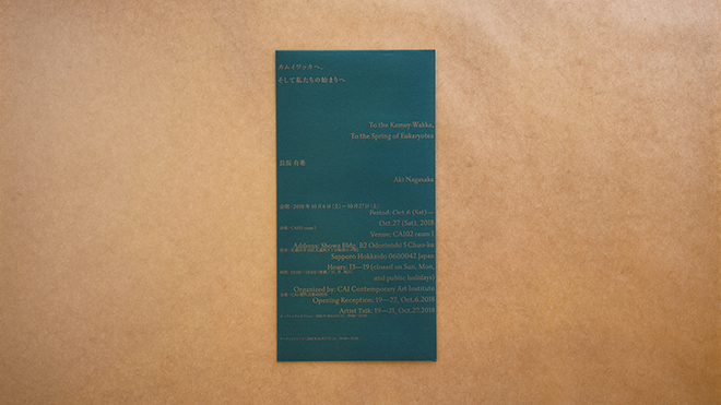 To the Kamuy-Wakka, To the Spring of Eukaryotes img02